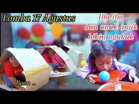 MERDEKA !!! IBU IBU LOMBA KAYA HAMSTER LUCU NYAMPE NGAKAK