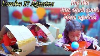 MERDEKA !!! IBU IBU LOMBA KAYA HAMSTER LUCU NYAMPE NGAKAK
