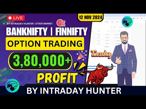 Live Intraday Trade | Bank nifty Option Trading by Intraday Hunter