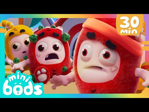 Minibods vs Vegetables! Eat Your Greens! | 30 Minutes of Minibods | Preschool Cartoons