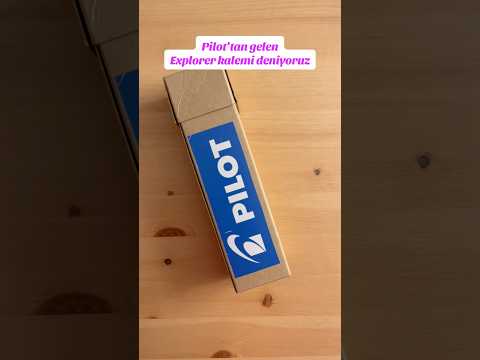 Pilot’tan gelen Explorer kalemi deniyoruz. #pilot #pilotpen #explorer #pilotexplorer
