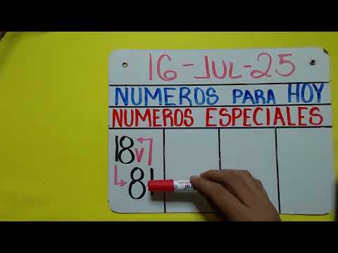NUMERO PARA HOY MIÉRCOLES 16 DE JULIO 2025 | NUMEROS ROMPE BANCAS Y ACABAR CON TUS DEUDAS..!!