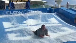 Brian on the Flowrider - Voyager of the Seas May 5, 2023 (April 30 Sailing)