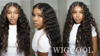 THE CUTEST MOST NATURAL MONEY PIECE GLUELESS WIG+ STYLING | WIGCOOL
