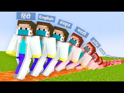 If I DIE My Language Changes in Minecraft | Mcaddon