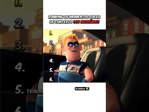 Ranking de momentos de Los Increíbles 😭