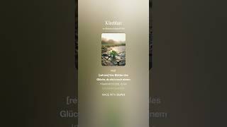 Kleeblatt 🍀, T: WilSch, M: SunoAI #ai #glück #music #song #kleeblatt