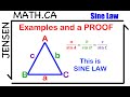 Understanding the Sine Law