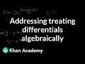 Understanding Derivatives and Differentials