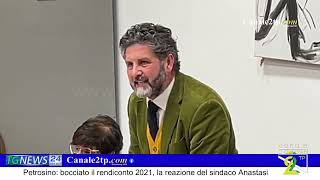 Petrosino: bocciato il rendiconto 2021, la reazione del sindaco Anastasi