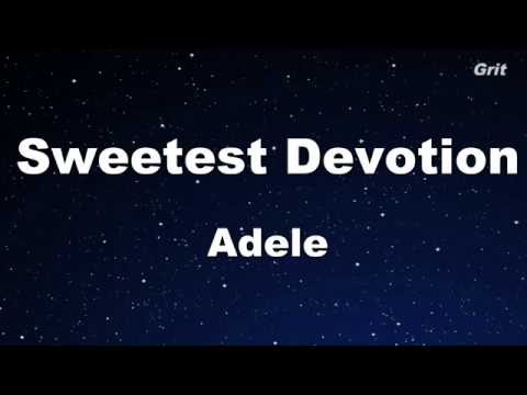 Sweetest Devotion Adele – Karaoke 【With Guide Melody】