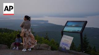 YouTube video thumbnail: Acadia National Park Removes Wabanaki Sign From Sacred Mountain Under the Trump Administration