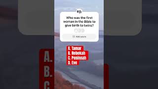 Do you know the answer/ Bible Quiz #biblequiz