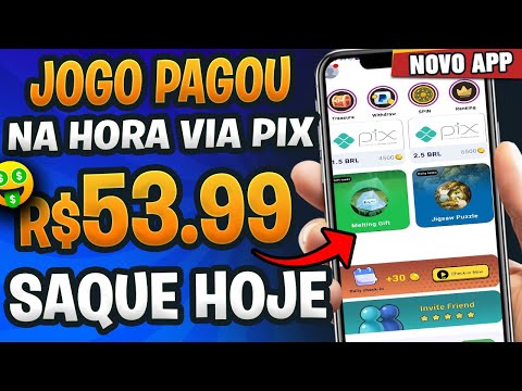 Recebi R$53.99 de Graça😱 JOGO para GANHAR DINHEIRO via PIX🤑 App para Ganhar Dinheiro no Pix 2024