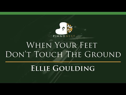 Ellie Goulding – When Your Feet Don’t Touch The Ground – LOWER Key (Piano Karaoke / Sing Along)