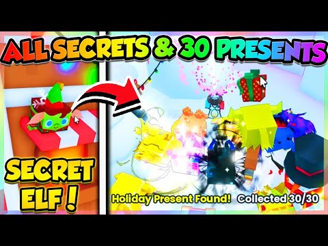 🎄ALL SECRETS & 30/30 PRESENT LOCATIONS in PET SIM 99!! (Roblox)