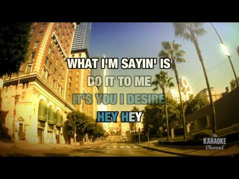 Do It To Me in the style of Lionel Richie | Karaoke with Lyrics