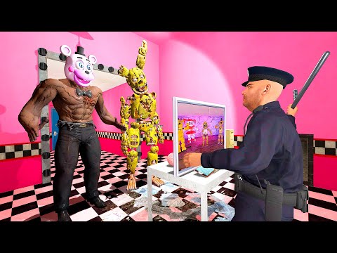 АНИМАТРОНИКИ ПУГАЮТ ОХРАННИКА FNAF COOP ГАРРИС МОД GMOD ► Garry's Mod