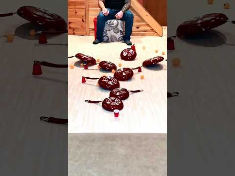 Ping Pong Ball Trick Shots #shorts #trickshots #potsandpans