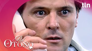 Santiago se entera de la muerte de Triana | Piel de otoño Capítulo 34 (Parte 2) | tlnovelas