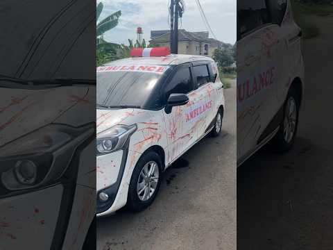 MISTERI PEMBAWA MOBIL AMBULANCE BERHANTU BERNODA DARAH #duniadinda #darah #horor #mobilhantu #comedy