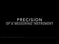Measurement Accuracy and Precision Concepts