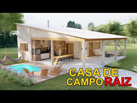 01r | CASA DE CAMPO DE BAIXO CUSTO |