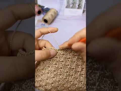 Crochet bag stitich.#crochetstitch#crochettutorial