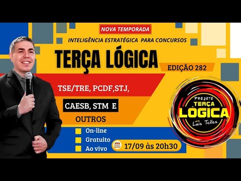 282 -  Terça Lógica Nova Temporada - 17 Setembro as 20:30