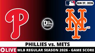 PHILADELPHIA PHILLIES VS NEW YORK METS ⚾️ MLB Game Score Radio Play-by-Play