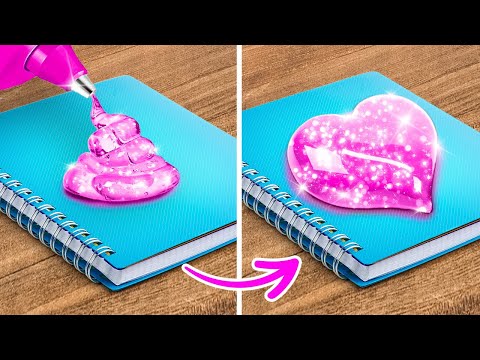 CUTE & COOL DIY CRAFTS TO BRIGHTEN YOUR DAY ☀️✨ Fun Drawing Hacks & Creative Ideas by 123 GO! SCHOOL