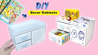 Làm tủ Decor bằng giấy Ô Ly học sinh | K băng dính | Tủ Decor bàn học / Quyển Sách Nhỏ