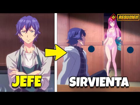 🔶HEREDA una CAFETERIA ☕ Con 5 CHICAS HERMOSAS😏 // Megami no Café Terrace Temporada 1 y 2 Resumen