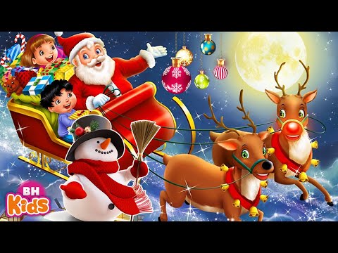 Nhạc Giáng Sinh Ông Già Noel Cưỡi Tuần Lộc Đi Phát Quà - Chiếc Xe Nai, Bé Vui Noel