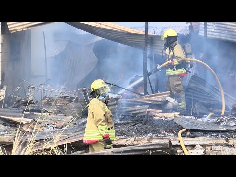 YouTube video thumbnail: De Bajan Barrel Rumshop Destroyed by Fire