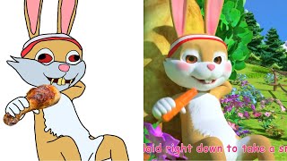 The Tortoise and the Hare CoCoMeoln Nursery Rhymes | Funny Drawing Meme 