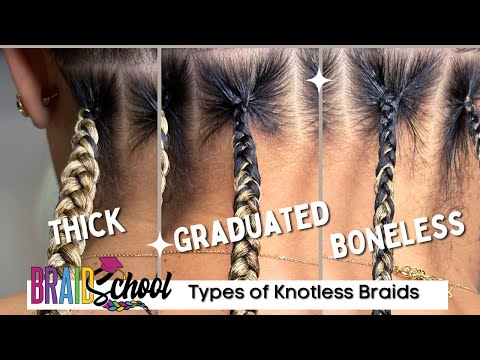 Types of Knotless Braids | Braid School | Vandy Vanity