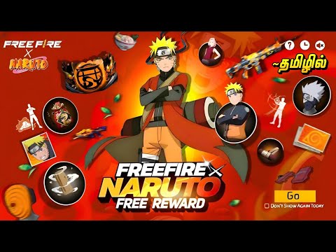 Naruto Event Free Fire 💥 Naruto Free Rewards Update 🤩 Free Fire Naruto Collaboration || VS Gaming