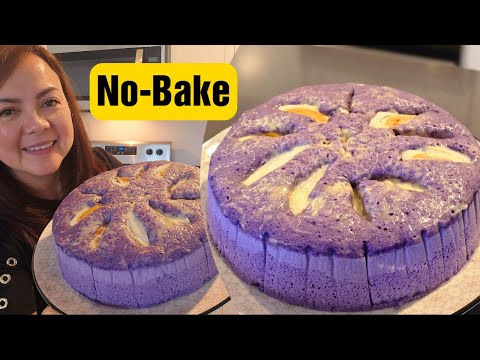 No-Bake Ube Cake