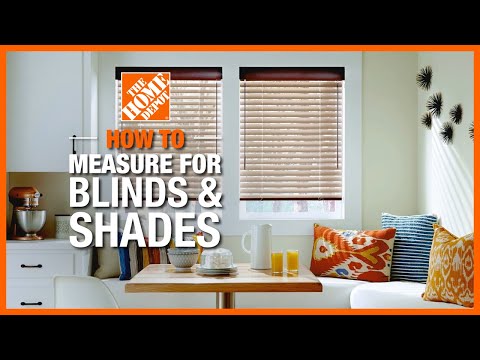 How To Measure For Blinds And Shades, Home Depot Window Shades Installation
