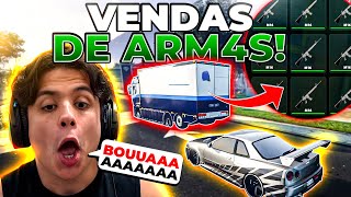 PAULINHO FEZ TRANSPORTE ILEGAL das ARM@S no GTA RP 😱 (Modder Clips)