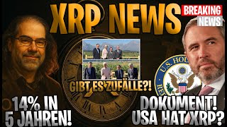 💥 XRP NEWS 💥 Dokument enthüllt: 😳 USA hat XRP ❓ 🇺🇸 14 % in 5 Jahren ⏳ Zufall ❗🔥 Ripple Deutsch