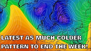Latest as Much Colder Pattern to End the Week! 9th February 2026