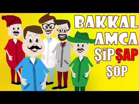 Bakkal Amca Şip Şap Şop ve Arkadaşları | En Sevilen Çocuk ve Bebek Şarkıları | Yeni | Çizgi Film