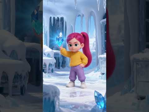 Magic Rink DIY! Girl Outshines Pro Skating Rink with Fridge Ice! ❄️✨