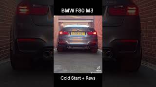 BMW F80 M3 Cold Start 🥶 #bmw #bmwm3
