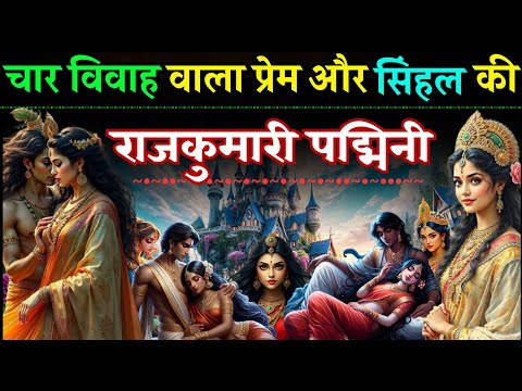 रानी पद्मिनी और सच्चे प्रेम वाले चार विवाह - संपूर्ण हिंदी कहानी | Rani Padmini Hindi Love Story