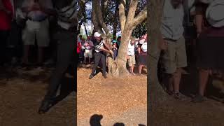 PGA Pro almost hits guy with his club 💀