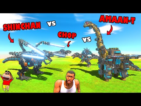 SHINCHAN vs CHOP vs AMAAN-T CUSTOM UNITS in Animal Revolt Battle Simulator | ARBS HINDI