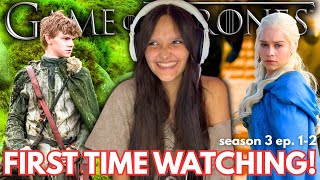 First Time Watching *GAME OF THRONES* Season 3 (Episode 1-2)